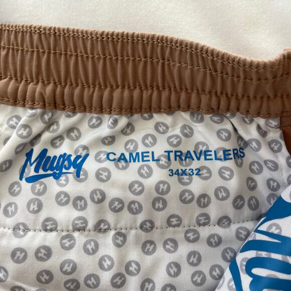 Mugsy Camel Traveler Pants Travel Activewear Stretch Utility Khaki Pants, 34x32 - Picture 7 of 12